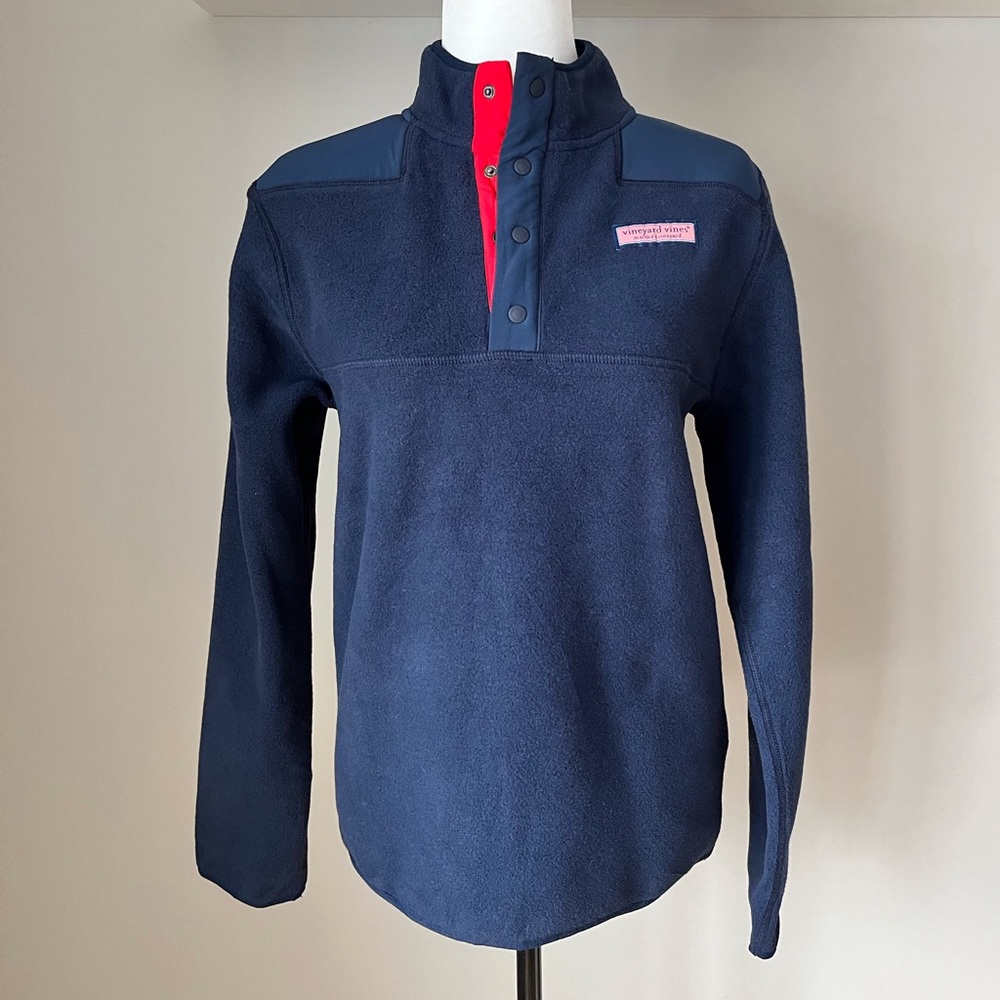 Vineyard Vines Shep Shirt Fleece Pullover Sweater